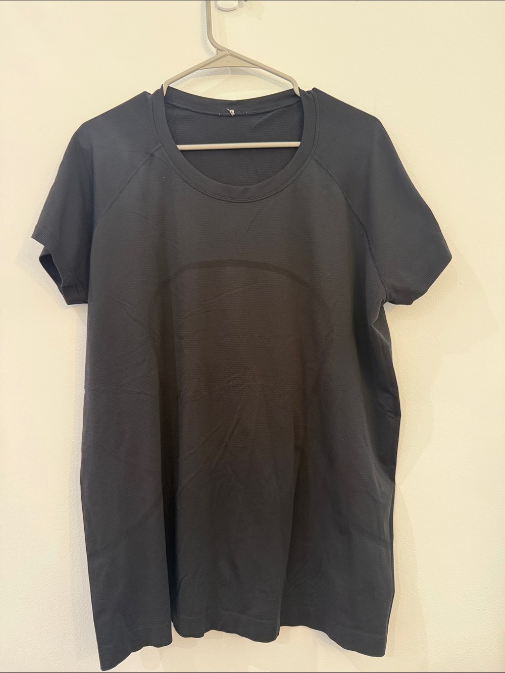 lululemon athletica Black Short Sleeve Crew Tee